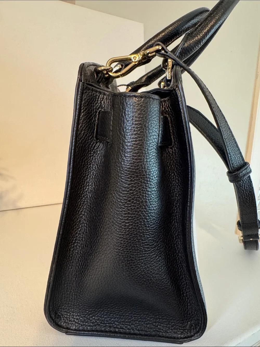 Michael Michael Kors Karson Large Woven Stripe Leather Satchel Bag